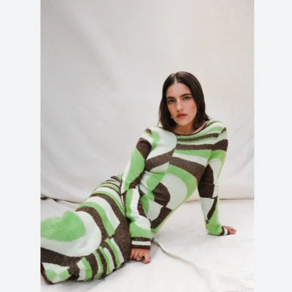 House of Sunny Land Cruise Hockney Dress - US Size 14 - Picture 4 of 11